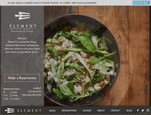 Tablet Screenshot of elementstl.com